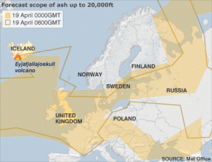 met office graphic of ash fallout