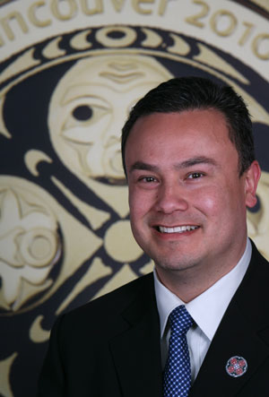 THUNDER BAY – Tewanee Joseph impressed the world as the Executive Director for the Four Host First Nations Secretariat, when he gained recognition for ... - TJ-Photo-with-Coin
