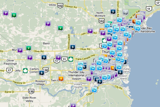 crime map Thunder Bay
