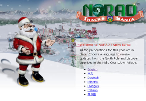 Norad Tracks Santa