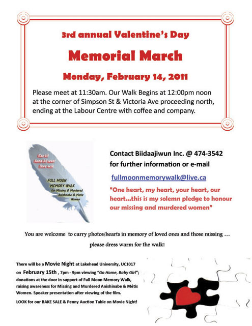3rd Annual Valentines Day Memorial Walk