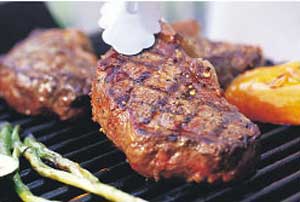 Grilled Bison Steaks
