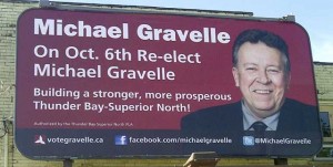 Michael Gravelle Billboard