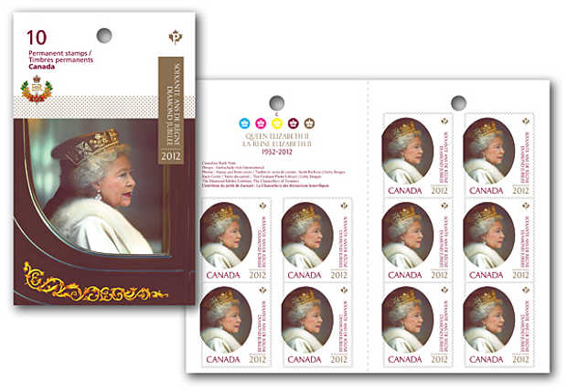 Queen Elizabeth Diamond Jubilee Stamp