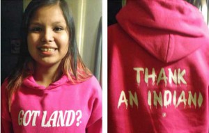 got land thank an indian t shirt