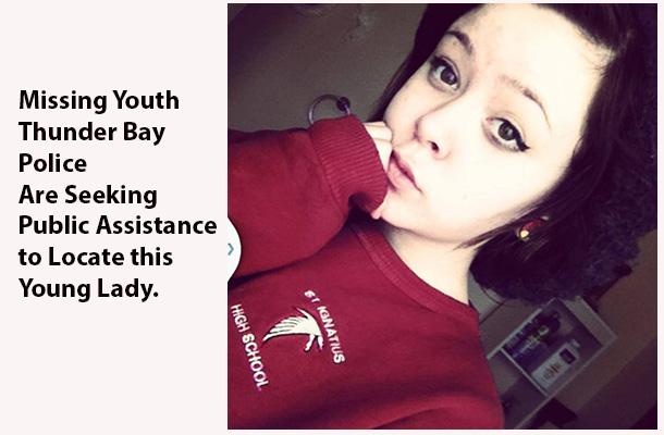 Netnewsledger Thunder Bay Police Seek Missing Teen Girl