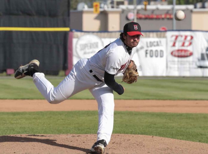 Thunder Bay Border Cats pitcher Andrew Hardin - Image: James Mirabelli - Thunder Bay Border Cats