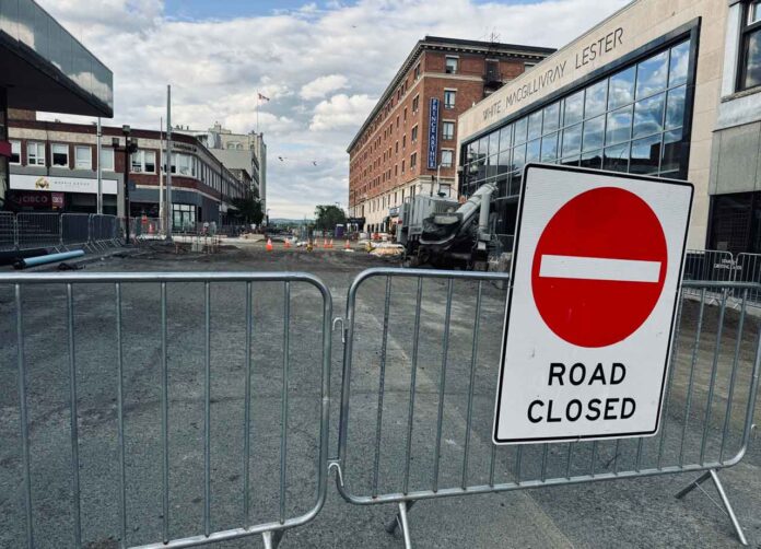Road Closure in Downtown Waterfront District BIA