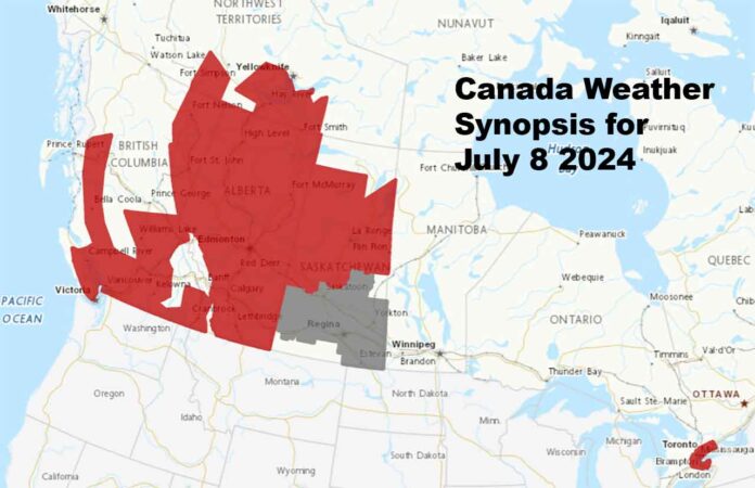 Traveller's Weather Synopsis: Toronto to Vancouver