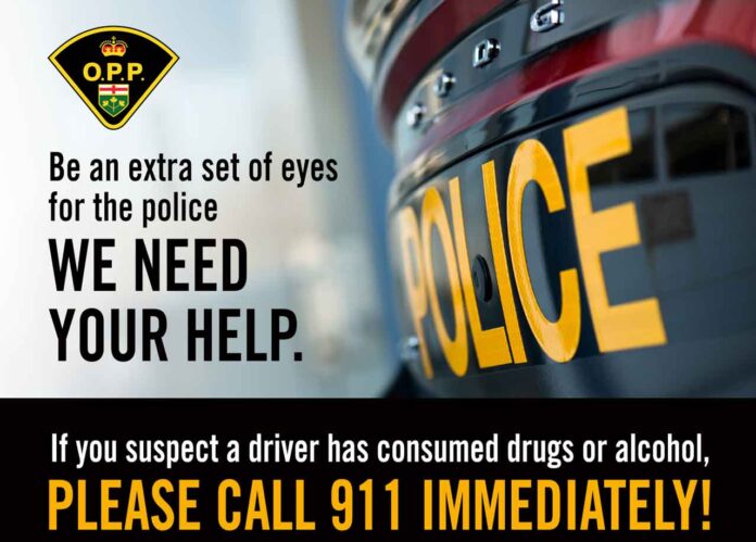 OPP URGES IMPAIRED DRIVING TO BE TREATED LIKE THE SERIOUS CRIME IT IS