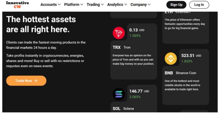 Innovative CW Review: Changing Dynamics of The Trading Market [innovative-cw.io]