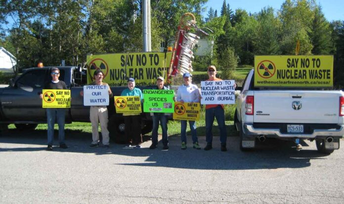 Walk Against Nuclear Waste Leaves Ignace Heading Towards Candidate Nuclear Waste Burial Site