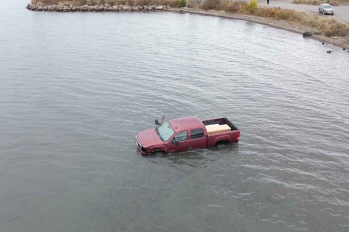 Woman Arrested After Driving Stolen Vehicle into Lake Superior