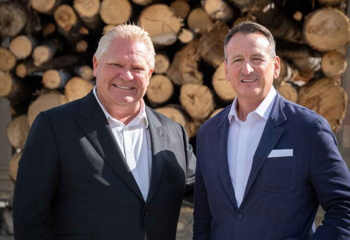 Minister Rickford with Premier Ford