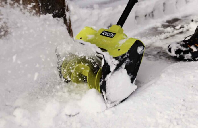 Ryobi's 10 inch 18 Volt Electric snow shovel is perfect in taking the back breaking job of snow clearing